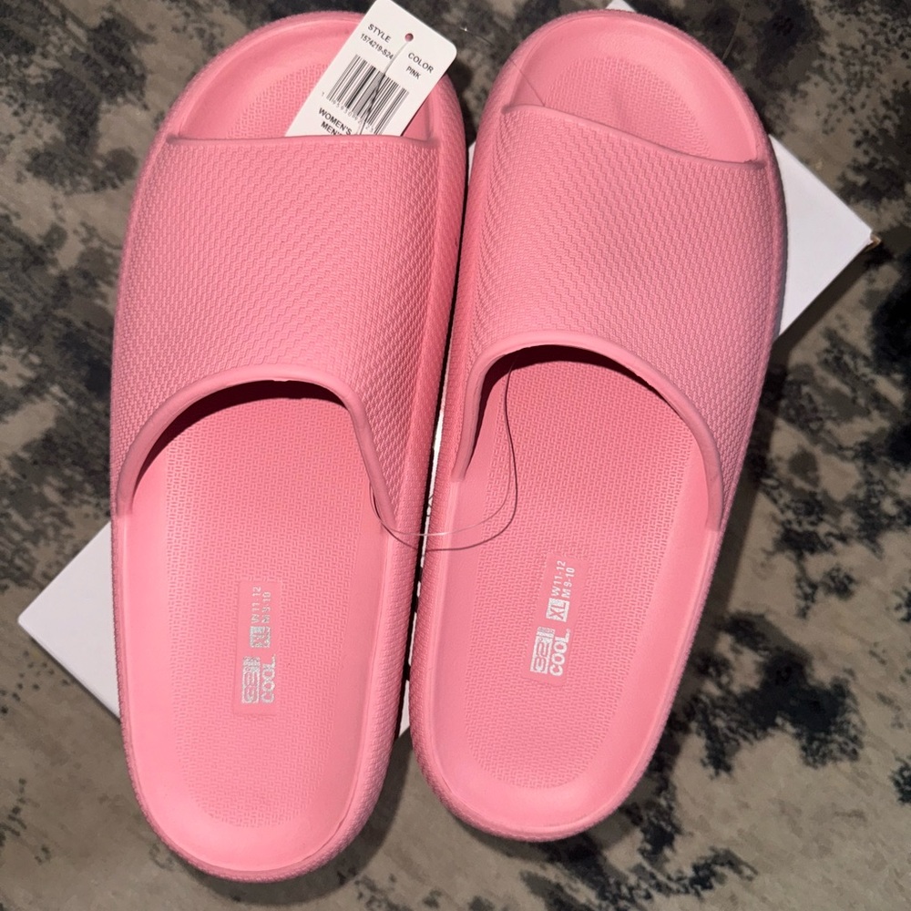 Pink Foam Slides